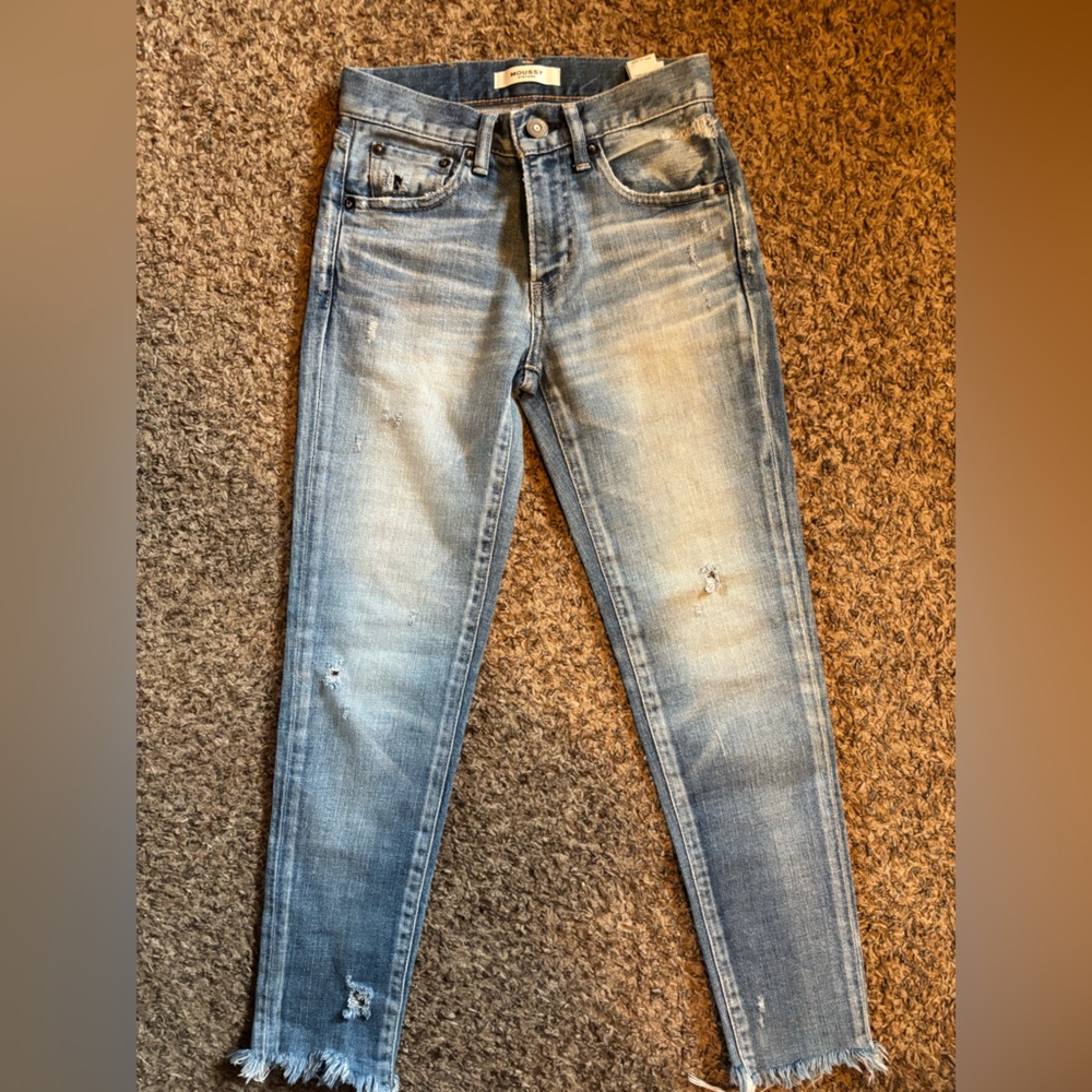 Moussy Light Blue Skinny Jeans